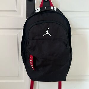 Jordan Air Patrol backpack in black and red